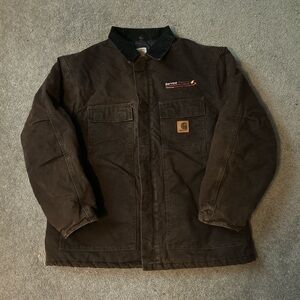 Men’s heavyweight brown carhartt jacket